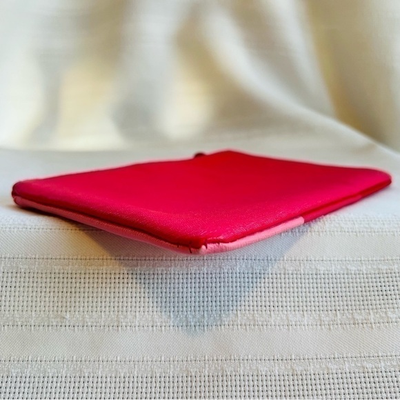 π3/$12π5/$15 ipsy Flying Colors Red &β Pink Cosmetic Bag EUC - Picture 5 of 7